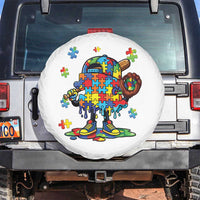 Autism Acceptance Baseball Spare Tire Cover Colorful Drip Graphic Neurodiversity Support