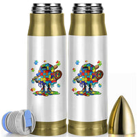 Autism Acceptance Baseball Bullet Tumbler Colorful Drip Graphic Neurodiversity Support