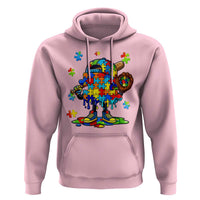 Autism Acceptance Baseball Hoodie Colorful Drip Graphic Neurodiversity Support