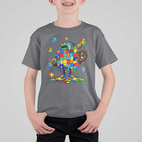 Autism Acceptance Baseball T Shirt For Kid Colorful Drip Graphic Neurodiversity Support