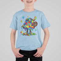 Autism Acceptance Baseball T Shirt For Kid Colorful Drip Graphic Neurodiversity Support