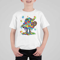 Autism Acceptance Baseball T Shirt For Kid Colorful Drip Graphic Neurodiversity Support