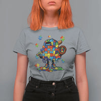 Autism Acceptance Baseball T Shirt For Women Colorful Drip Graphic Neurodiversity Support