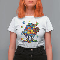 Autism Acceptance Baseball T Shirt For Women Colorful Drip Graphic Neurodiversity Support