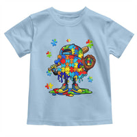 Autism Acceptance Baseball Toddler T Shirt Colorful Drip Graphic Neurodiversity Support