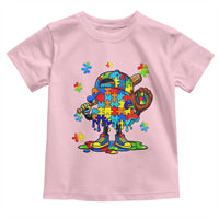 Autism Acceptance Baseball Toddler T Shirt Colorful Drip Graphic Neurodiversity Support