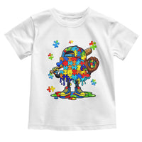 Autism Acceptance Baseball Toddler T Shirt Colorful Drip Graphic Neurodiversity Support