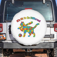Autism Acceptance Baseball Cat Spare Tire Cover It Is Ok To Be Different