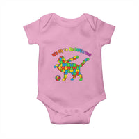 Autism Acceptance Baseball Cat Baby Onesie It Is Ok To Be Different