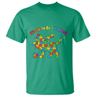 Autism Acceptance Baseball Cat T Shirt It Is Ok To Be Different