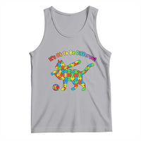 Autism Acceptance Baseball Cat Tank Top It Is Ok To Be Different