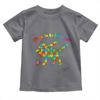 Autism Acceptance Baseball Cat Toddler T Shirt It Is Ok To Be Different