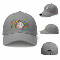 Autism Acceptance Baseball Mom Baseball Cap Proud Mom Inclusive Support Graphic