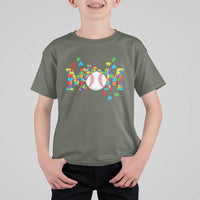 Autism Acceptance Baseball Mom T Shirt For Kid Proud Mom Inclusive Support Graphic