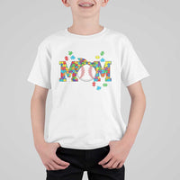Autism Acceptance Baseball Mom T Shirt For Kid Proud Mom Inclusive Support Graphic