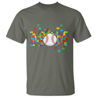 Autism Acceptance Baseball Mom T Shirt Proud Mom Inclusive Support Graphic