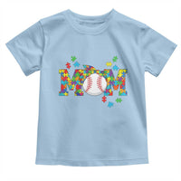 Autism Acceptance Baseball Mom Toddler T Shirt Proud Mom Inclusive Support Graphic