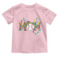 Autism Acceptance Baseball Mom Toddler T Shirt Proud Mom Inclusive Support Graphic