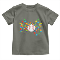 Autism Acceptance Baseball Mom Toddler T Shirt Proud Mom Inclusive Support Graphic