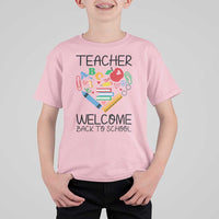 Teacher Welcome Back To School T Shirt For Kid Cute Classroom Gift - Wonder Print Shop