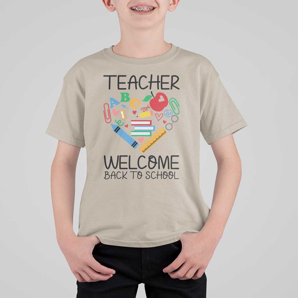 Teacher Welcome Back To School T Shirt For Kid Cute Classroom Gift - Wonder Print Shop