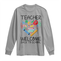 Teacher Welcome Back To School Long Sleeve Shirt Cute Classroom Gift - Wonder Print Shop