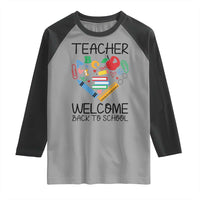 Teacher Welcome Back To School Raglan Shirt Cute Classroom Gift - Wonder Print Shop