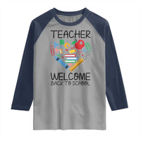 Teacher Welcome Back To School Raglan Shirt Cute Classroom Gift - Wonder Print Shop
