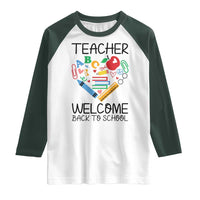 Teacher Welcome Back To School Raglan Shirt Cute Classroom Gift - Wonder Print Shop