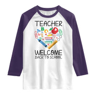 Teacher Welcome Back To School Raglan Shirt Cute Classroom Gift - Wonder Print Shop