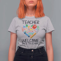 Teacher Welcome Back To School T Shirt For Women Cute Classroom Gift - Wonder Print Shop