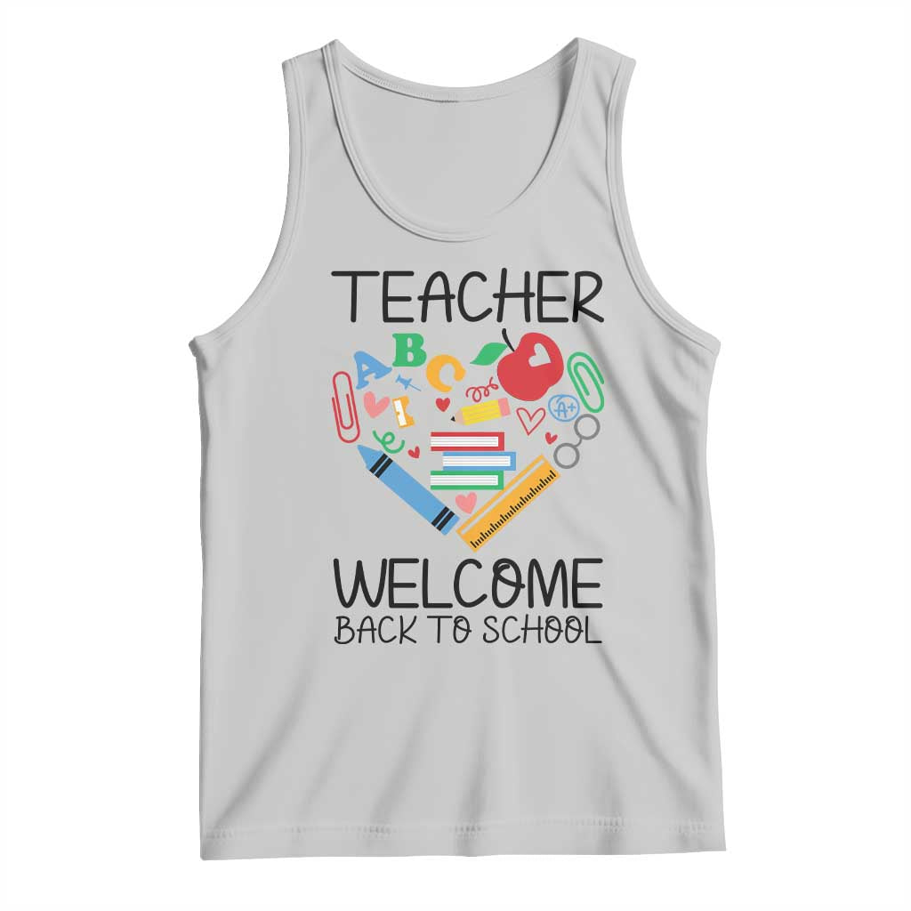 Teacher Welcome Back To School Tank Top Cute Classroom Gift - Wonder Print Shop