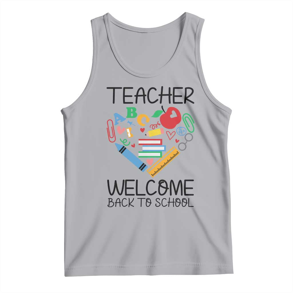 Teacher Welcome Back To School Tank Top Cute Classroom Gift - Wonder Print Shop