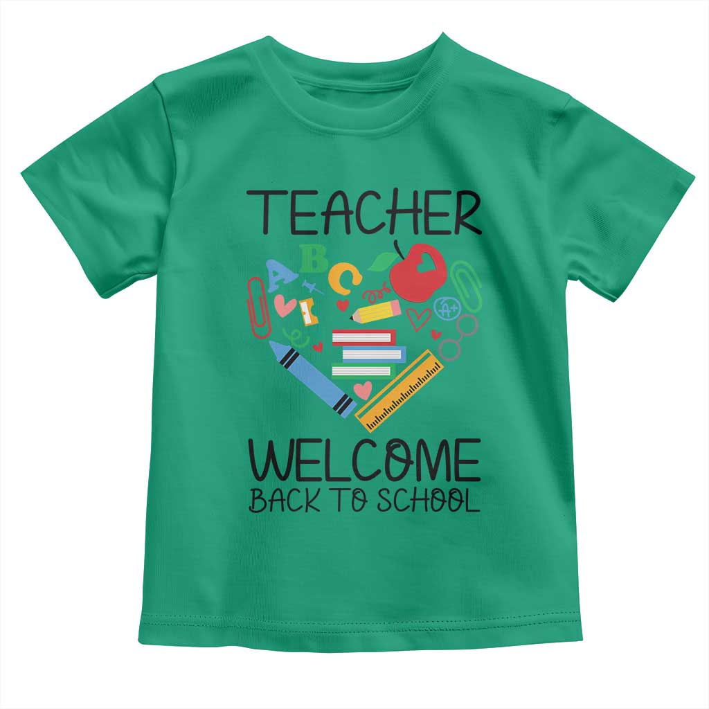 Teacher Welcome Back To School Toddler T Shirt Cute Classroom Gift - Wonder Print Shop