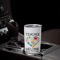 Teacher Welcome Back To School Tumbler Cup Cute Classroom Gift