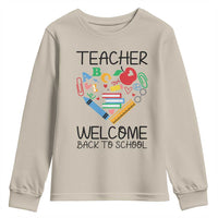 Teacher Welcome Back To School Youth Sweatshirt Cute Classroom Gift - Wonder Print Shop
