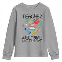 Teacher Welcome Back To School Youth Sweatshirt Cute Classroom Gift - Wonder Print Shop
