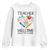 Teacher Welcome Back To School Youth Sweatshirt Cute Classroom Gift - Wonder Print Shop