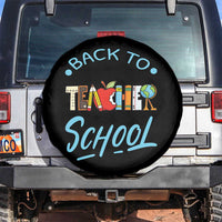 Back To School Teacher Life Funny Educator Gift Spare Tire Cover - Wonder Print Shop