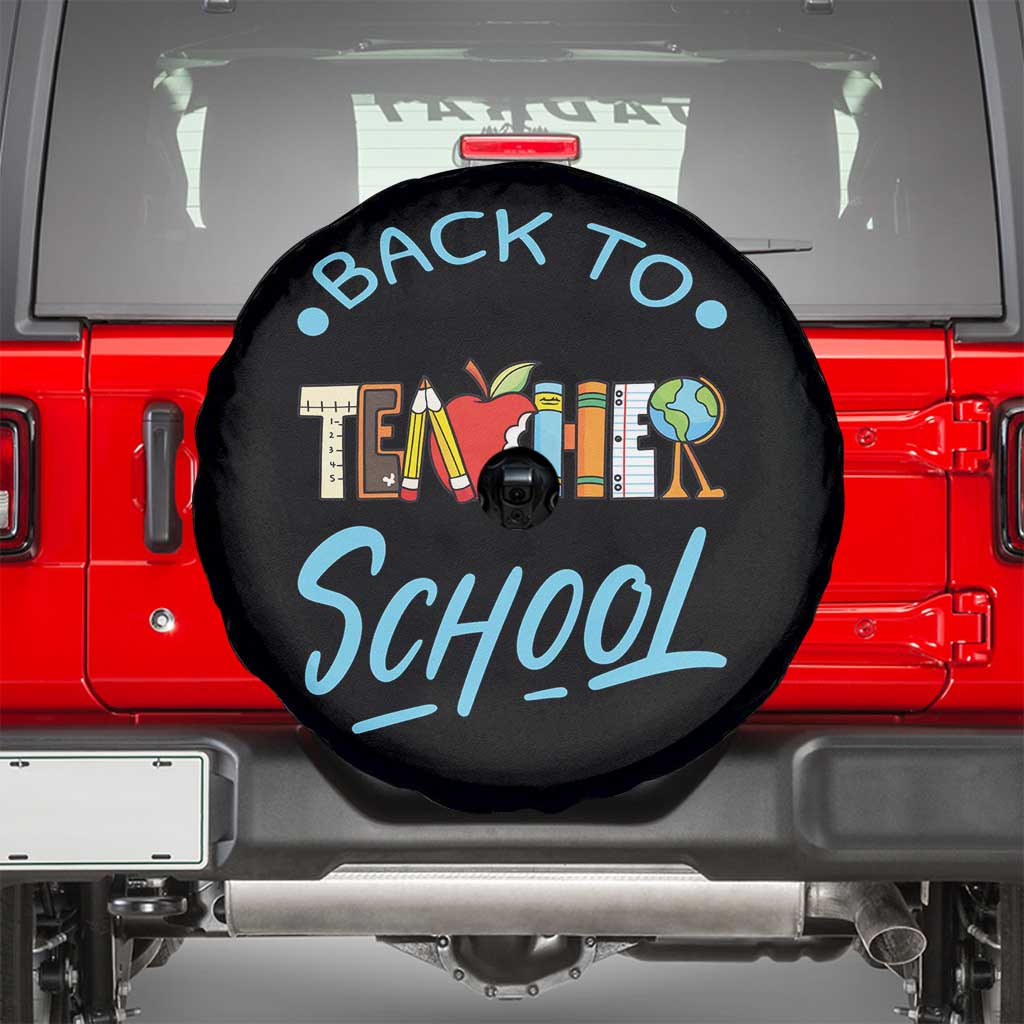 Back To School Teacher Life Funny Educator Gift Spare Tire Cover - Wonder Print Shop