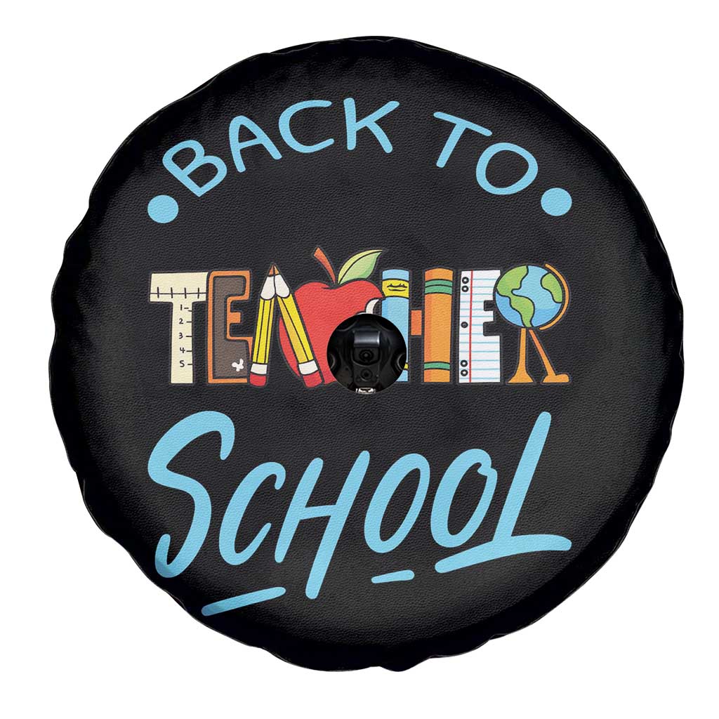 Back To School Teacher Life Funny Educator Gift Spare Tire Cover - Wonder Print Shop