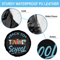 Back To School Teacher Life Funny Educator Gift Spare Tire Cover - Wonder Print Shop