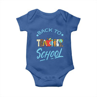 Back To School Teacher Life Funny Educator Gift Baby Onesie - Wonder Print Shop