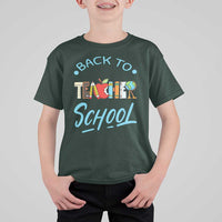 Back To School Teacher Life Funny Educator Gift T Shirt For Kid - Wonder Print Shop
