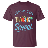 Back To School Teacher Life Funny Educator Gift T Shirt - Wonder Print Shop