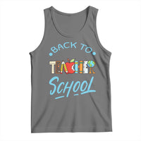 Back To School Teacher Life Funny Educator Gift Tank Top - Wonder Print Shop
