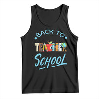 Back To School Teacher Life Funny Educator Gift Tank Top - Wonder Print Shop