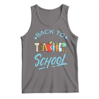 Back To School Teacher Life Funny Educator Gift Tank Top - Wonder Print Shop