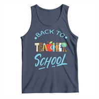 Back To School Teacher Life Funny Educator Gift Tank Top - Wonder Print Shop