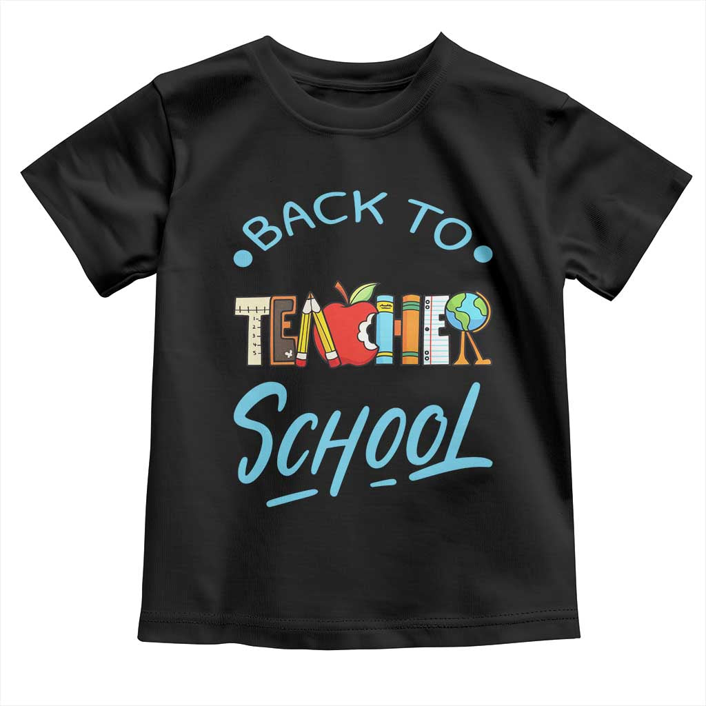 Back To School Teacher Life Funny Educator Gift Toddler T Shirt - Wonder Print Shop